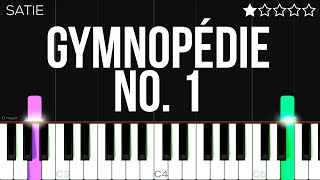 Erik Satie  Gymnopédie No1  EASY Piano Tutorial [upl. by Anined]