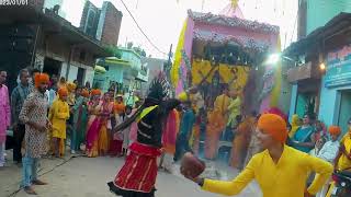 DAY 9  KALI JI NACH RAHI navratri2024 visarjan festivevibes kalimaa dance dj bhwani [upl. by Namien]