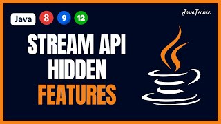 Java Streams features  Exploring Hidden methods for Developers  Javatechie [upl. by Richey]