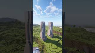 The White Towers  Minecraft Building Timelapse [upl. by Alidus985]