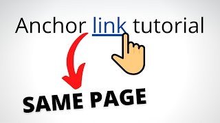 How to Link to a Specific Part of a Page HTML anchor link [upl. by Harli721]