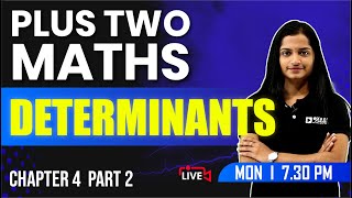 PLUS TWO MATHS  Determinants Part 2  Chapter 4  EXAM WINNER 2  2 Exam [upl. by Havard651]