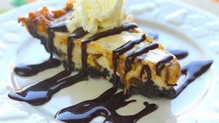 How to make OREO Snickers Cheesecake  Simply Bakings [upl. by Sherurd]