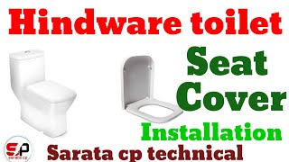 Hindware toilet seat cover fitting  Western toilet seat cover fitting  Toilet seat cover [upl. by Dabbs]