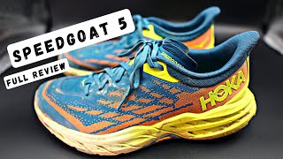 Hoka Speedgoat 5 Full Review  The best trail shoe of 2022 [upl. by Victoir]