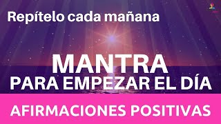 ☀️ DECRETOS de la MAÑANA ☀️  Afirmaciones para EMPEZAR el DIA con ENERGIA en POSITIVO  Mindset [upl. by Sabu655]