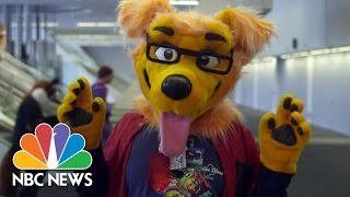 Furries Of Anthrocon Beneath The Fursuit  NBC News [upl. by Nodnrb]