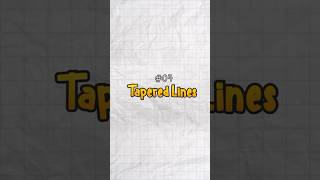 Tapered Line  Help Improve your Line Work with Tapered Lines caricaturetips arttips toonheadz [upl. by Cr41]