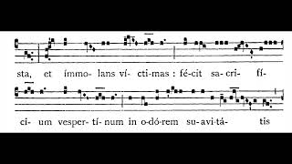 18th Sunday after Pentecost OFFERTORY Sanctificávit Móyses solfeggio [upl. by Curzon]