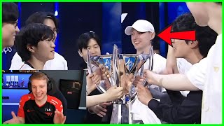 JANKOS Reacts To T1 REKKLES Winning Worlds 2024 [upl. by Refotsirk632]