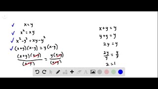 Find the error in this proof that 21 x y x2 x y x2y2 x yy2 … [upl. by Ysus]