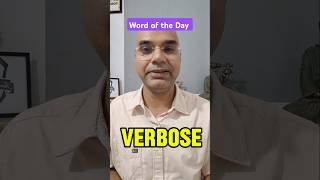 Verbose I Vocabulary shorts [upl. by Arahsal]