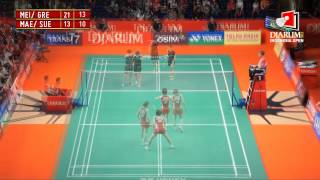 Meiliana Jauhari Greysia Polii INA VS Maeda Miyuki Suetsuna S JPN Djarum Indonesia Open 2012 [upl. by Conn]