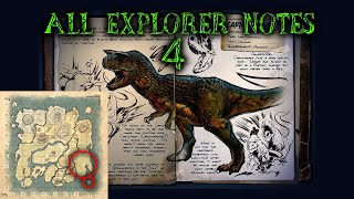 How To Find All Explorer Notes On The Island  Ark Survival Evolved  Part 4 [upl. by Elyk702]