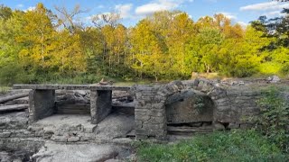 People are stealing parts of the Old Mill Dam and parts of the mill foundation  that officials [upl. by Tally]