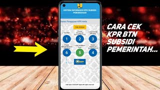 🔴 sangat mudah ‼️ cara cek status KPR subsidi btn [upl. by Esej]