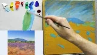 How to paint like Monet Lessons on Impressionist landscape painting techniques  Part 1 [upl. by Ileek]