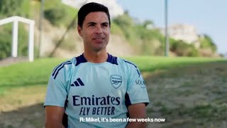 Mikel Arteta Interview Previews New Season [upl. by Duer666]