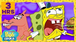 Bob Esponja  35 Horas Com Todos os Episódio da 11ª Temporada  Bob Esponja em Português [upl. by Ikoek]