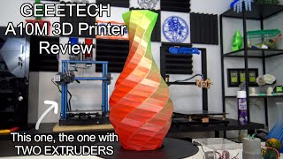 An entrylevel dual extruder 3D printer  Geeetech A10M Review [upl. by Anilah]