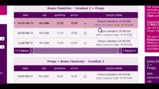 Wizzair Come ricercare e prenotare voli low cost [upl. by Aviv]