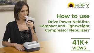 How to use Drive Power Neb Ultra Compact and Lightweight Compressor Nebulizer [upl. by Macur]