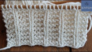 Blanket stitch knitting pattern Easy and quick ideal for beginners  So Woolly [upl. by Eeimaj]