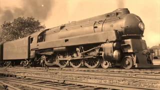 1940s American Streamlined Pacific steam engines [upl. by Adiaj]