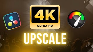 How To Upscale Video to 4K in Davinci Resolve 19 [upl. by Amaryl60]