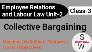 Collective bargaining labour lawCollective bargainingCollective bargaining in hindiBargaining [upl. by Nelav]