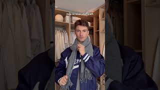 Balaclava scarf tutorial 🧣 Subscribe for fashion shorts [upl. by Abie]