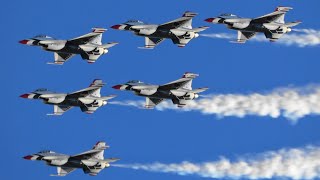 Thunderbirds Aviation Nation 2022 Nellis AFB Air Show USAF [upl. by Shargel272]