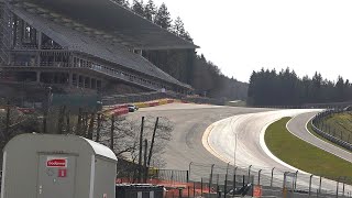 Spa Francorchamps baut um 28032022 in Belgien [upl. by Treble]