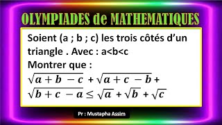 Olympiades de mathématiques  Math Olympiade  Olympiades mathématiques [upl. by Jorin]