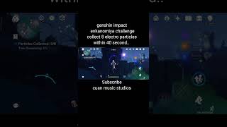 Collect 8 Electro particles within 40 genshin impact 24 enkanomiya challenge short [upl. by Htebasyle]