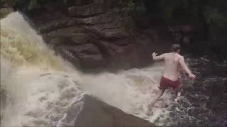 River Swale  Waterfall Jumping Yorkshire Dales [upl. by Edgard]