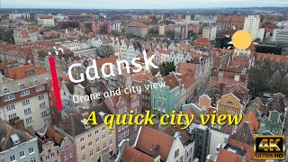 🇵🇱 Gdansk Poland drone footage and street view 😁 [upl. by Kalli]