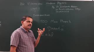 Modern Physics00 Introduction by Dr Sankeerth Hebbar [upl. by Konstantine530]