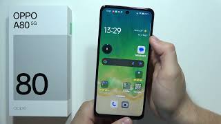 OPPO A80 5G How to Turn OnOff Smart Sidebar [upl. by Yorle]