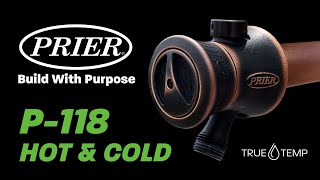 PRIER P118 True Temp Hot amp Cold Wall Hydrant [upl. by Reffinnej370]