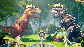 Dino Game Ads Review All Levels 02 Survive in the World of Dinosaurs [upl. by Honniball]