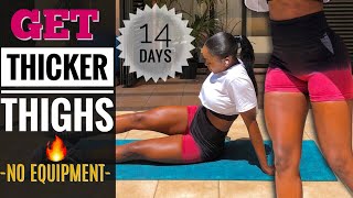 Get THICKER THIGHS In 14 Days At HomeNo EquipmentFollow AlongIntense Leg Workout [upl. by Primaveria]