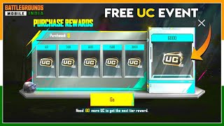 BGMI FREE BONUS UC EVENT  BGMI A1 ROYAL PASS CLOSE SOON  HOW TO GET FREE UC IN BGMI [upl. by Sidky]