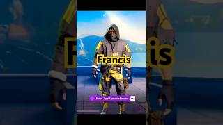 Francis  Special Operations Executive 🔥 BP skin  Season 10  CODM callofduty  shorts francis [upl. by Lashonda]