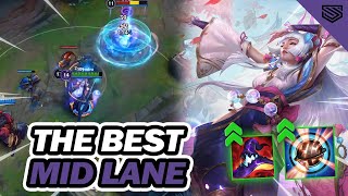 THE BEST MID LANE CHAMPION TO CLIMB 🔥 INSANE SCALING Syndra Wild Rift Gameplay [upl. by Enayr492]