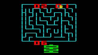 Intelligence I  Super Maze  1979 VC4000  cart 9  WIN [upl. by Ennirak]