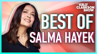 Best Salma Hayek Moments On The Kelly Clarkson Show [upl. by Samp]