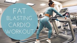 FAT BLASTING CARDIO WORKOUT TREADMILL amp HIIT [upl. by Galvan739]