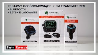 Transmiter FM Bluetooth z szybkim ładowaniem od NAVITEL  Zestaw głośnomówiący [upl. by Fante793]