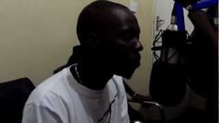 Pompi performing make up  on Q fms Live Lounge [upl. by Ariayek]